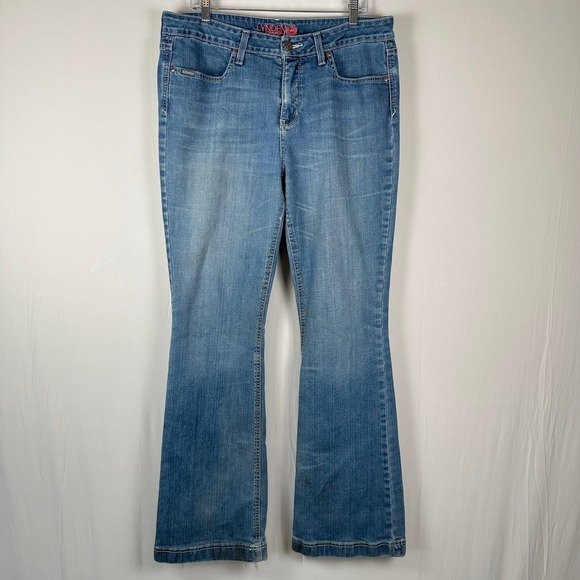 Cinch Denim - Cinch Lynden‎ Jeans Womens 33/15 Bootcut Denim Light Wash Country Farm Workwear